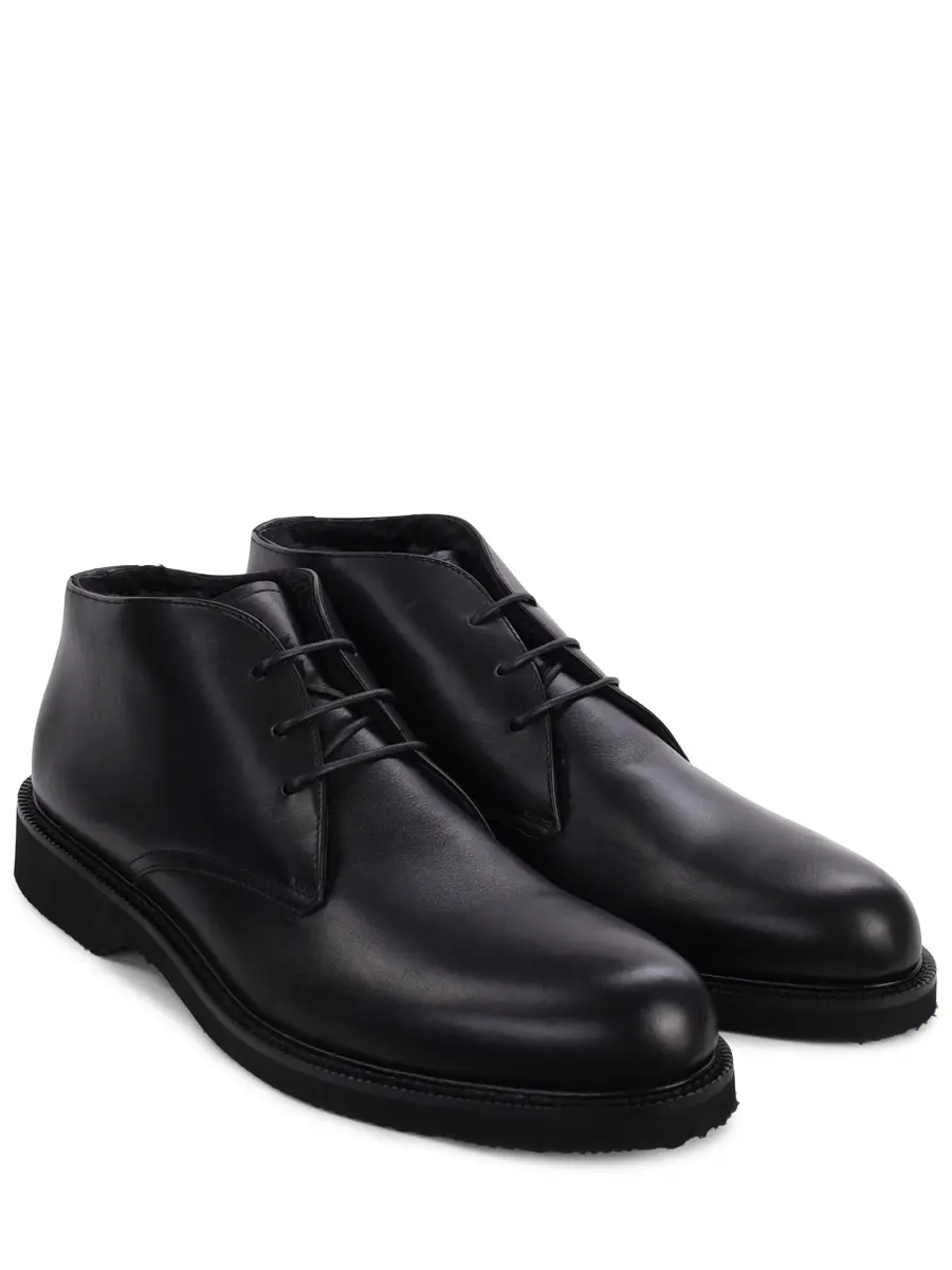 Ботинки кожаные на меху