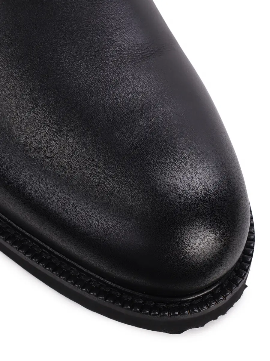 Ботинки кожаные на меху