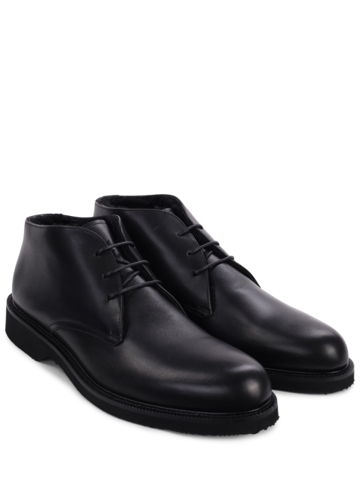 Ботинки кожаные на меху ZEGNA