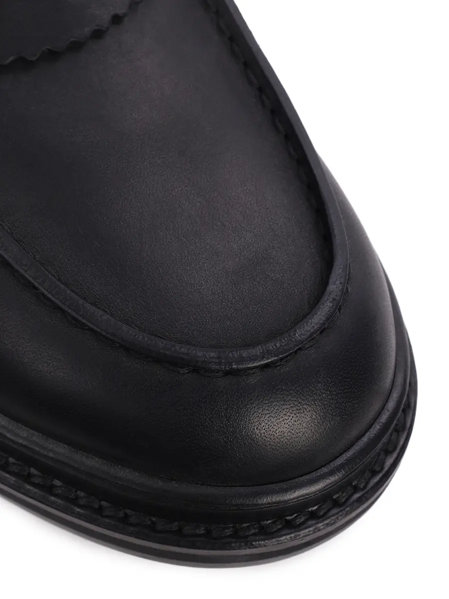 Ботинки кожаные