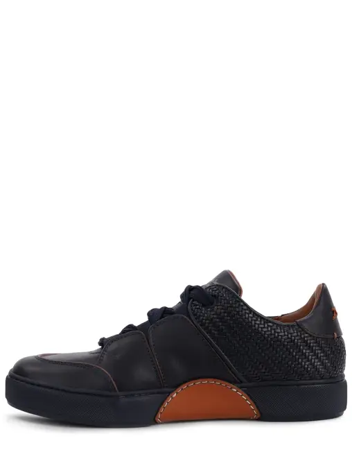 Кеды кожаные ZEGNA