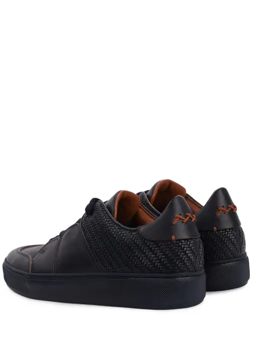 Кеды кожаные ZEGNA
