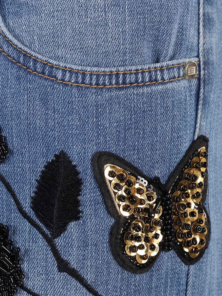 Джинсы хлопковые