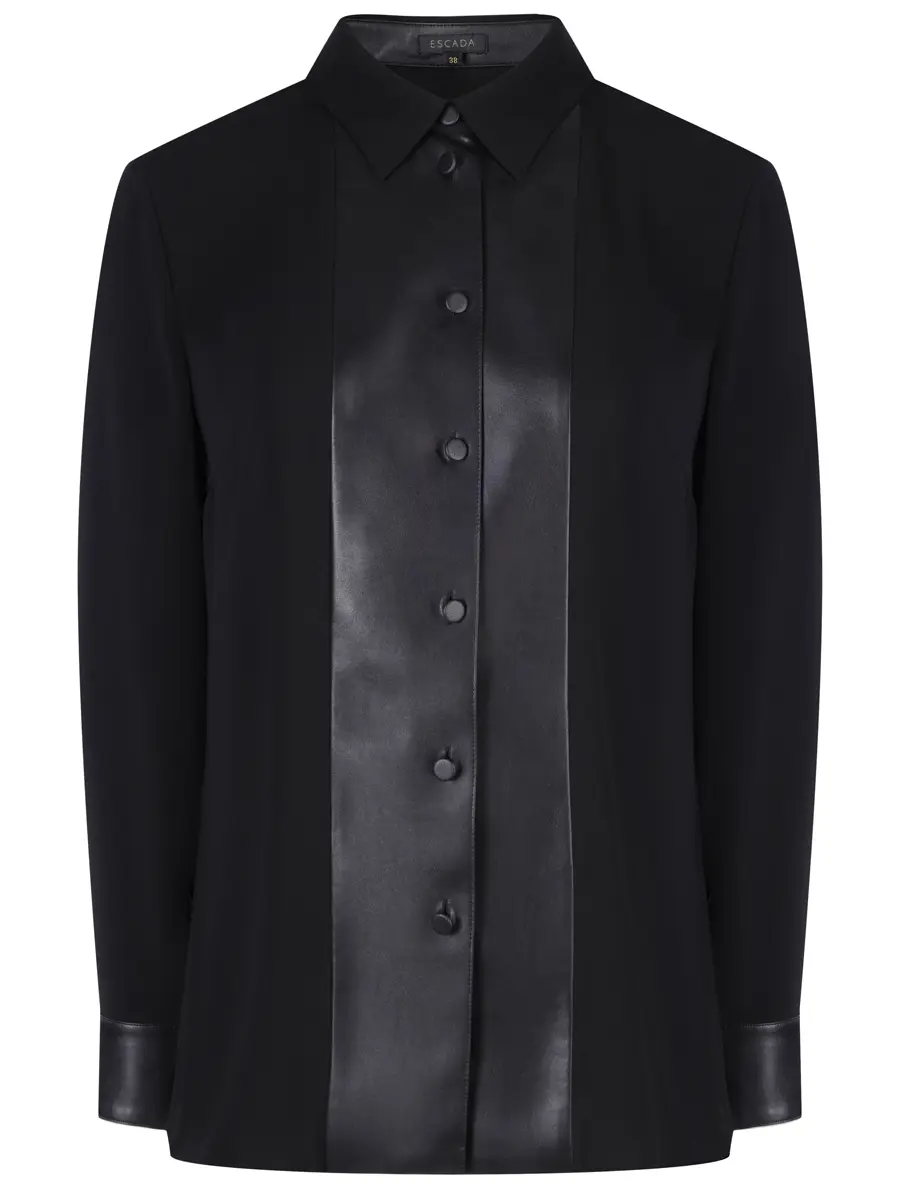 Блуза однотонная