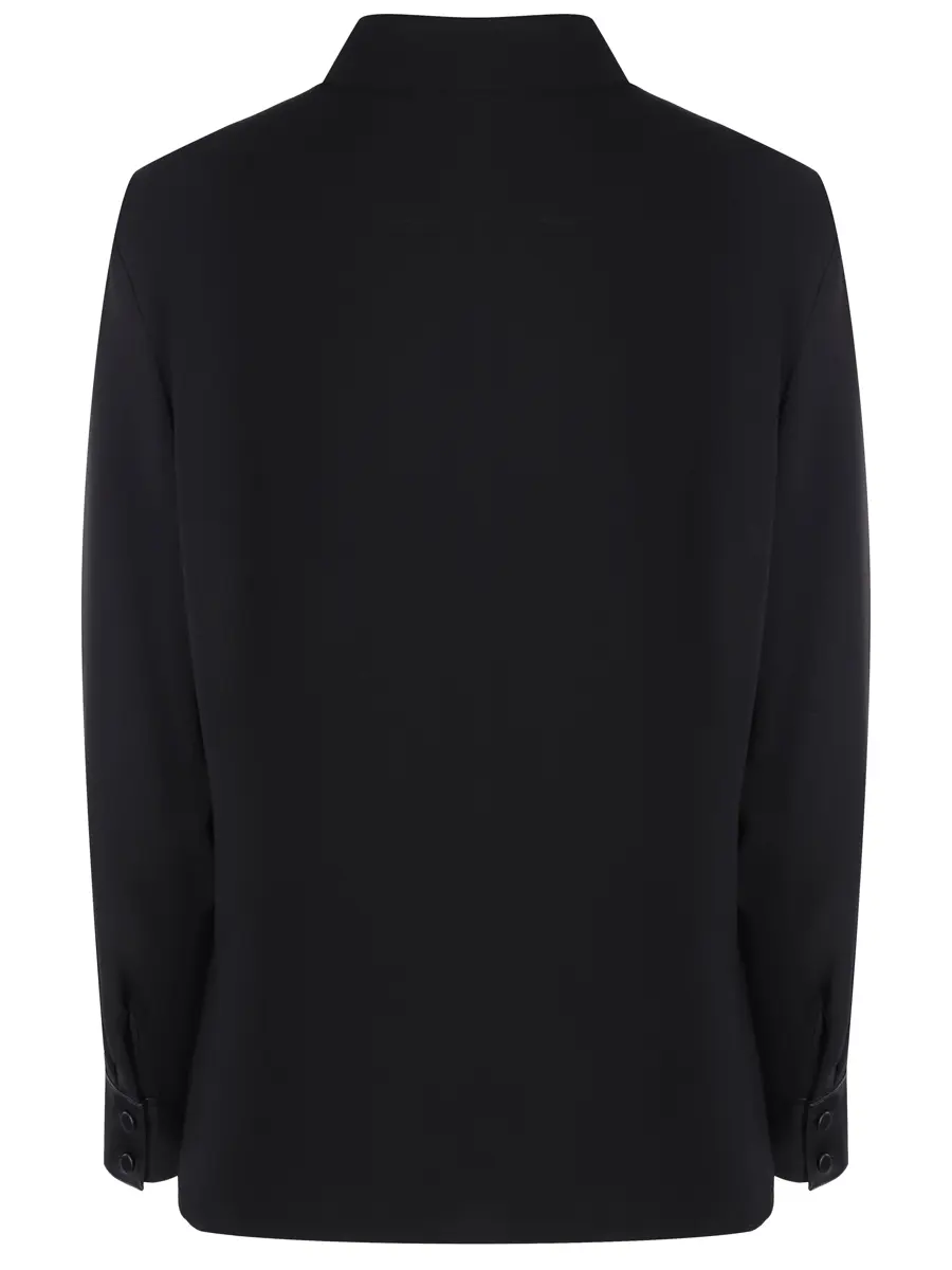 Блуза однотонная