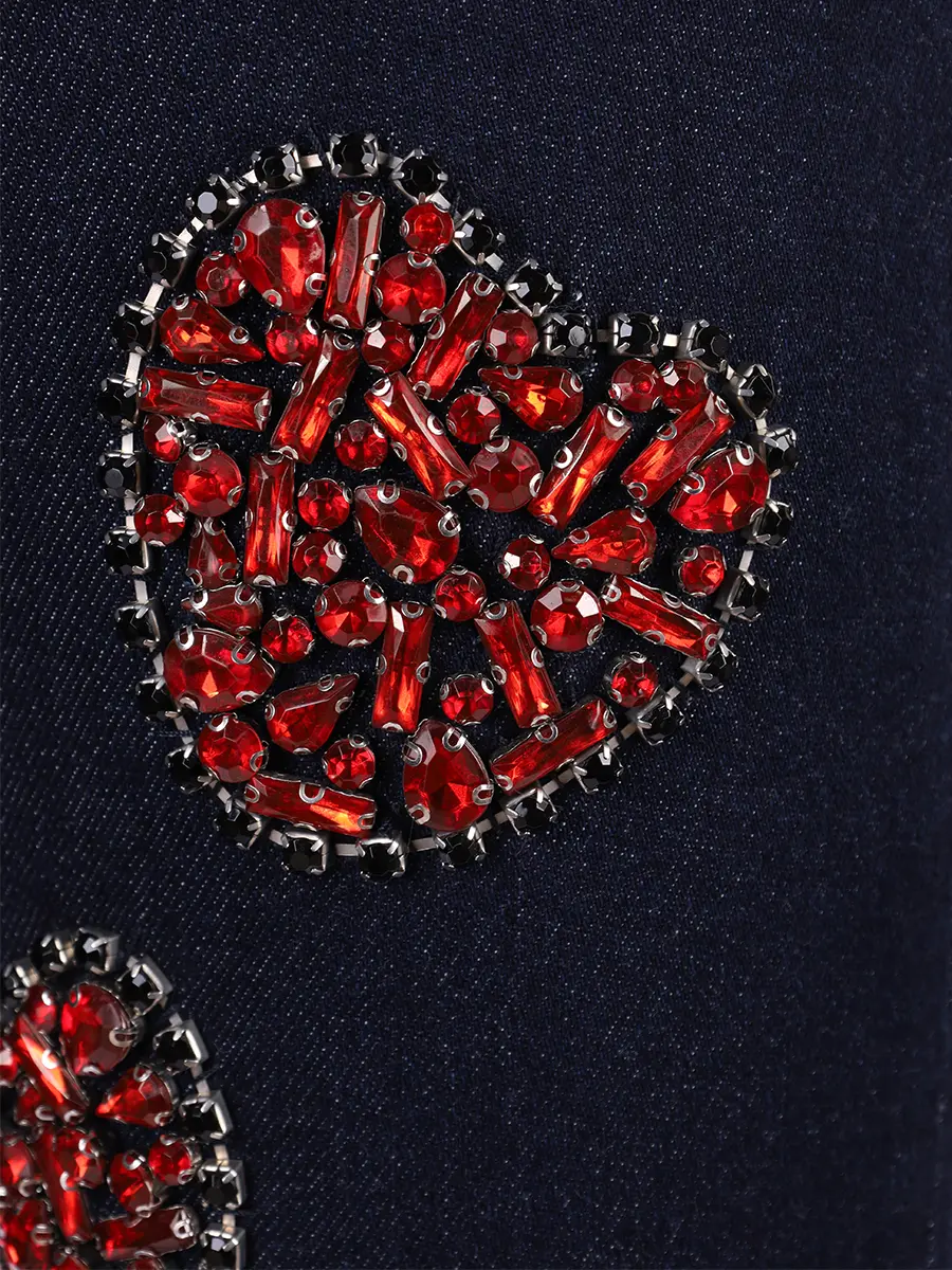 Джинсы однотонные