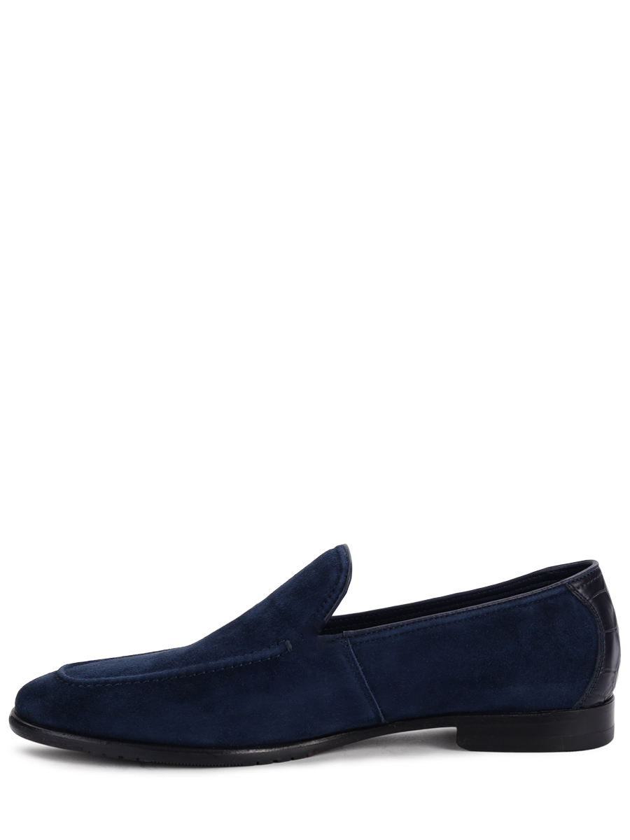 Лоферы замшевые