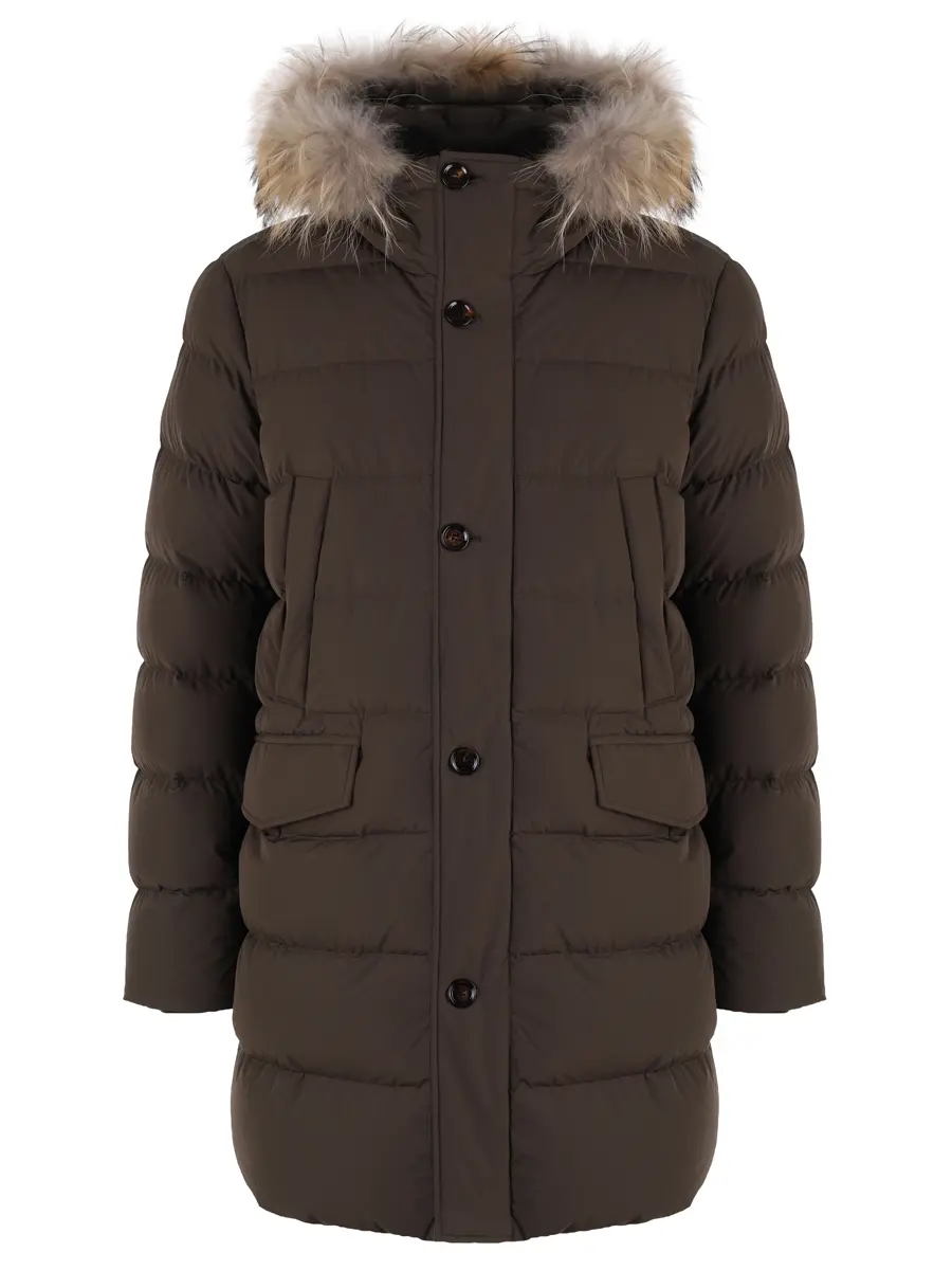 Пуховик стеганый