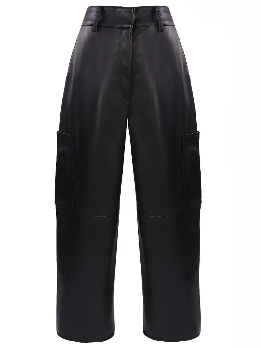 Брюки кожаные