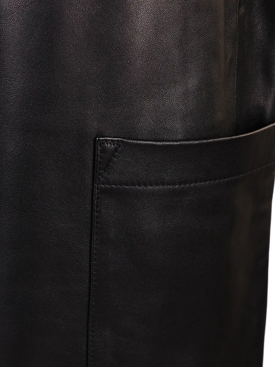 Брюки кожаные