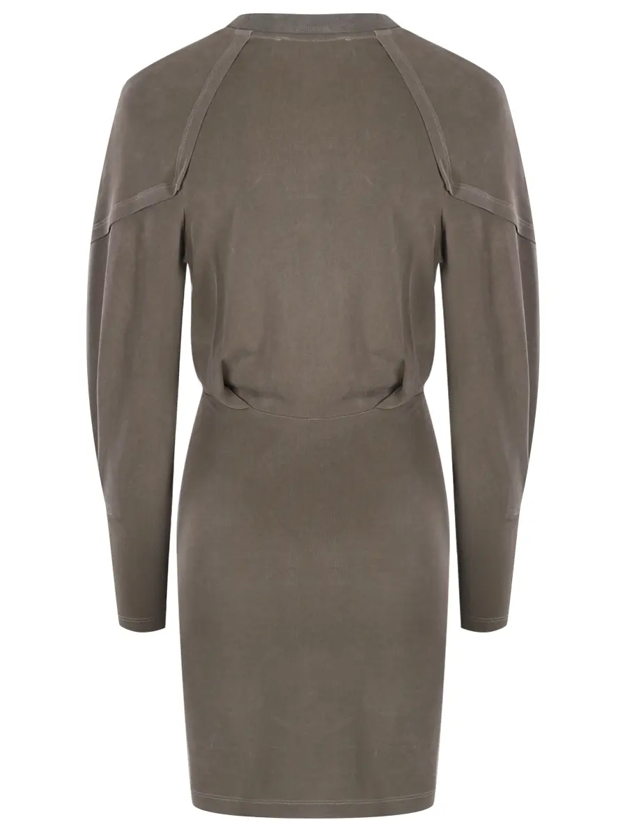 Платье однотонное