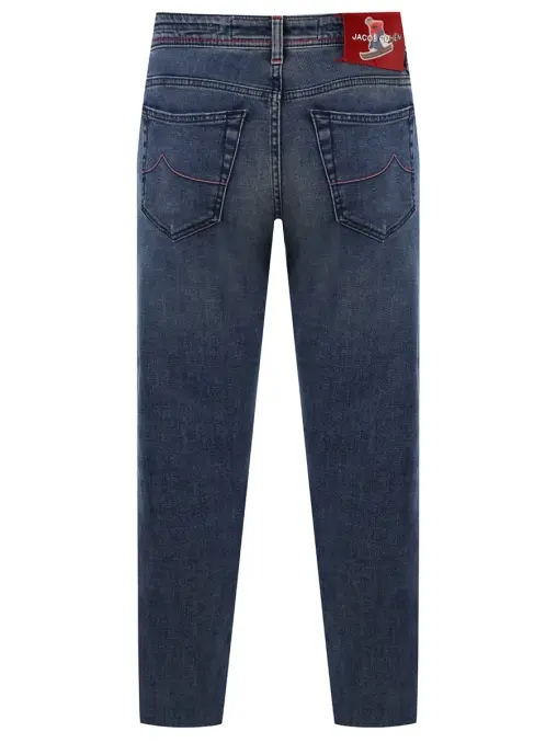 Джинсы Slim Fit хлопковые JACOB COHEN