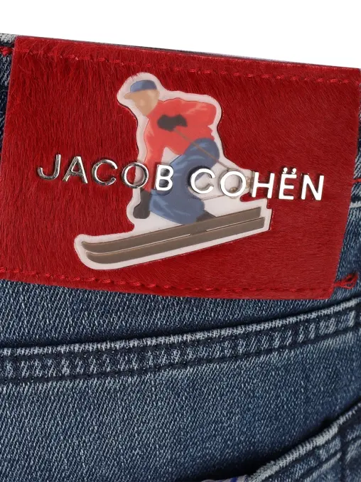 Джинсы Slim Fit хлопковые JACOB COHEN