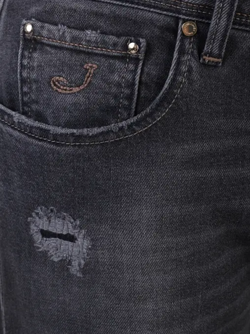 Джинсы Regular Fit хлопковые JACOB COHEN