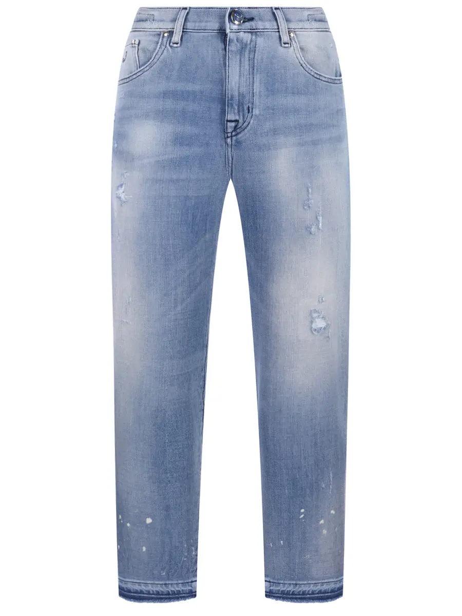 Джинсы хлопковые