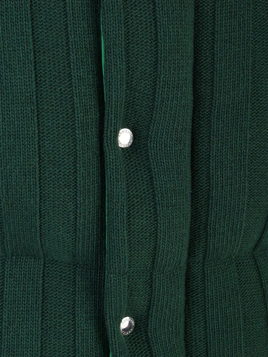 Пуховик однотонный