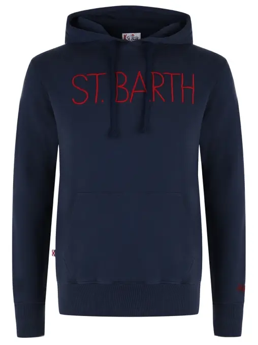 Худи хлопковое MC2 SAINT BARTH