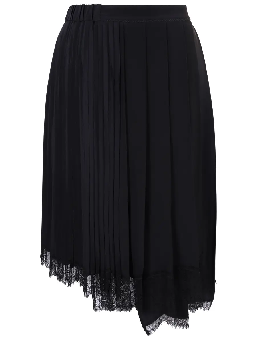 Юбка однотонная