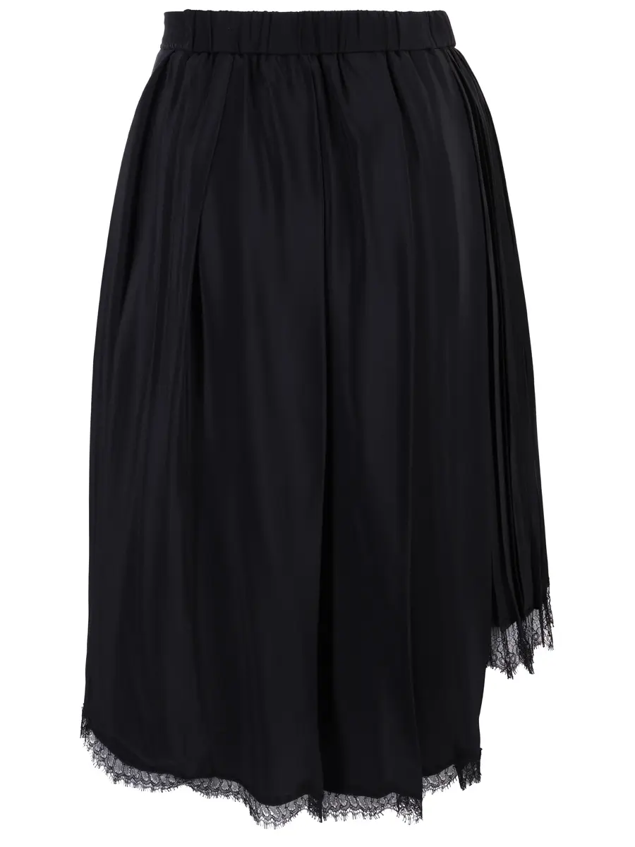 Юбка однотонная