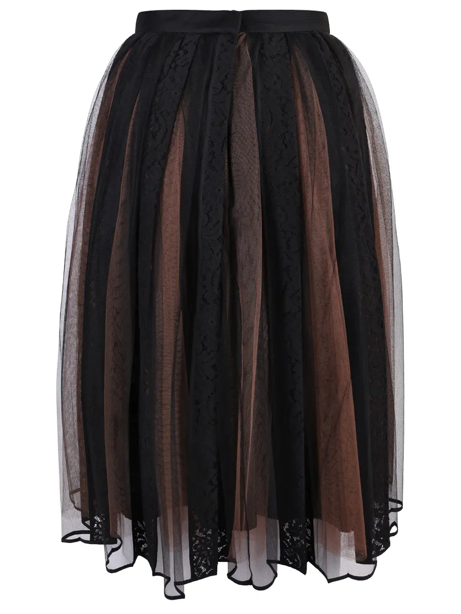 Юбка с сеткой