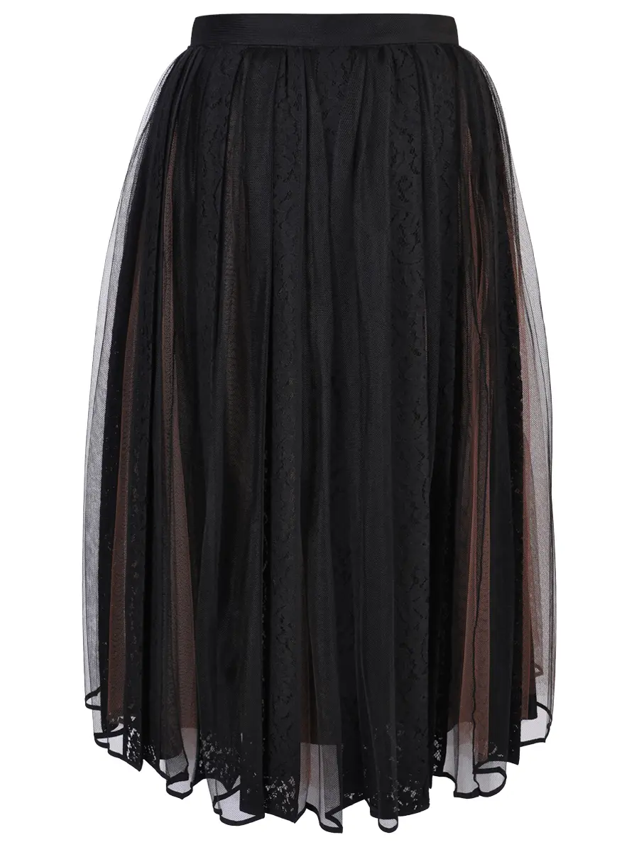 Юбка с сеткой
