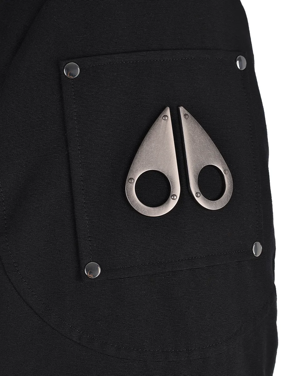 Пуховик однотонный