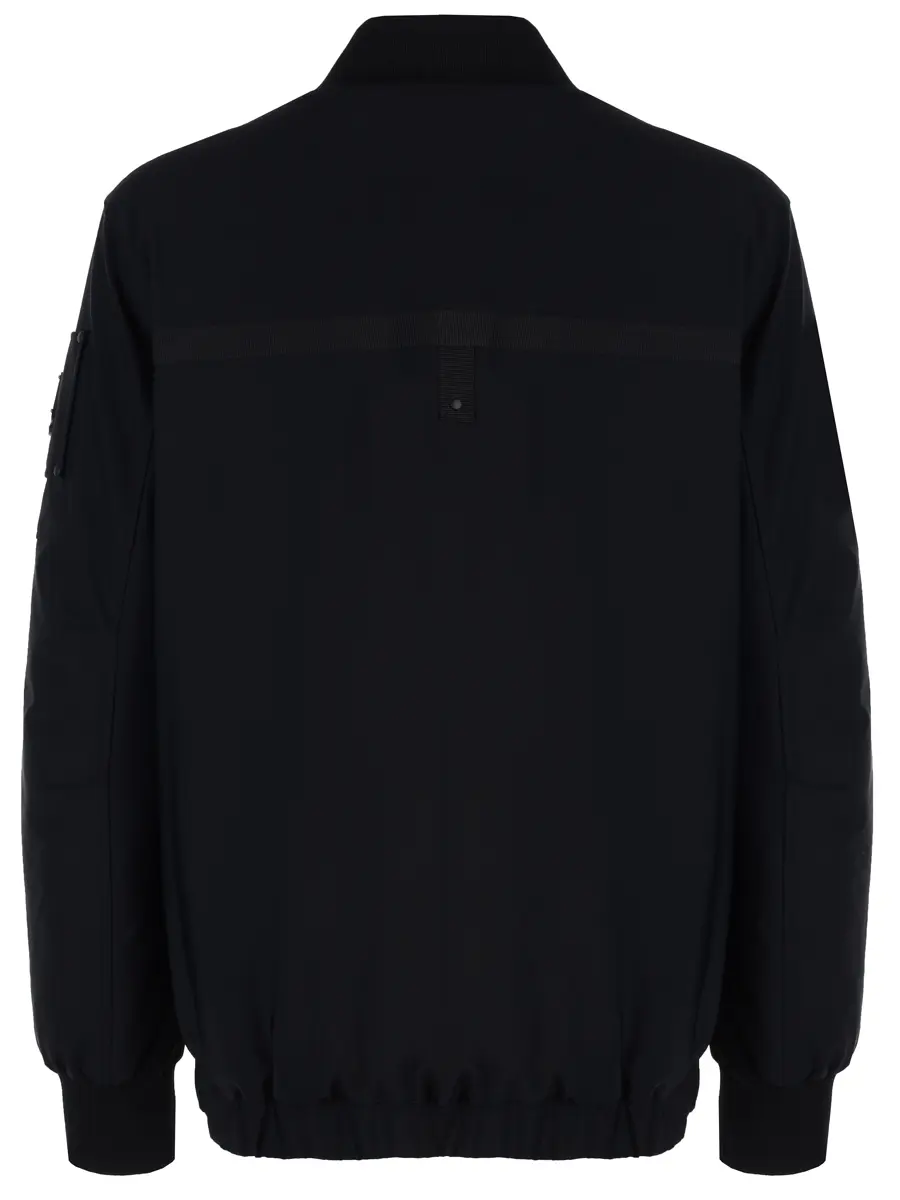 Пуховик однотонный