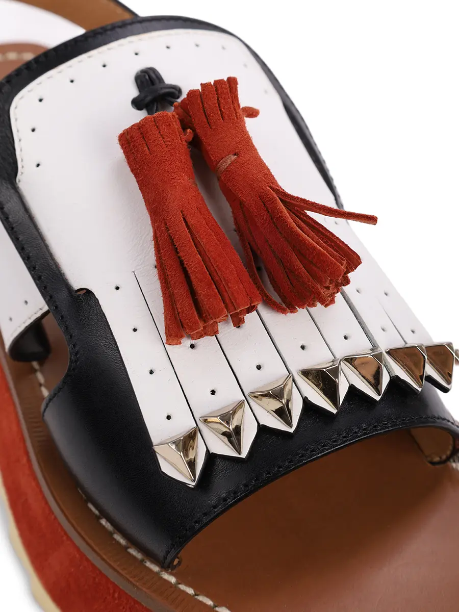 Сандалии комбинированные