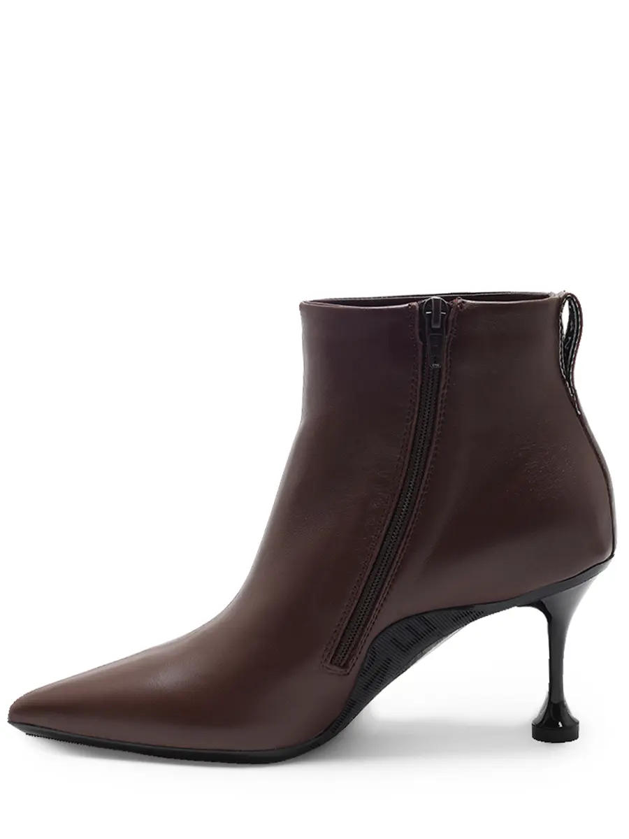 Ботильоны кожаные