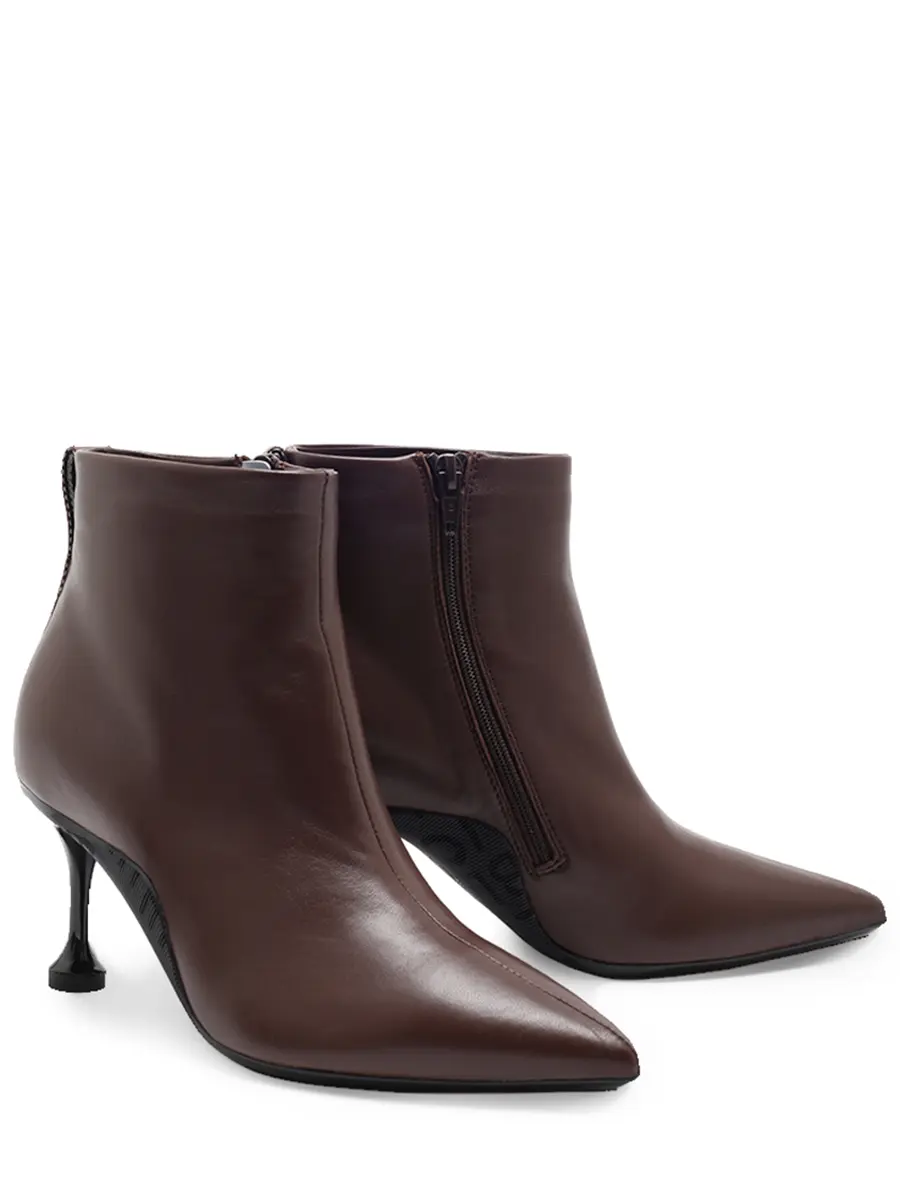 Ботильоны кожаные
