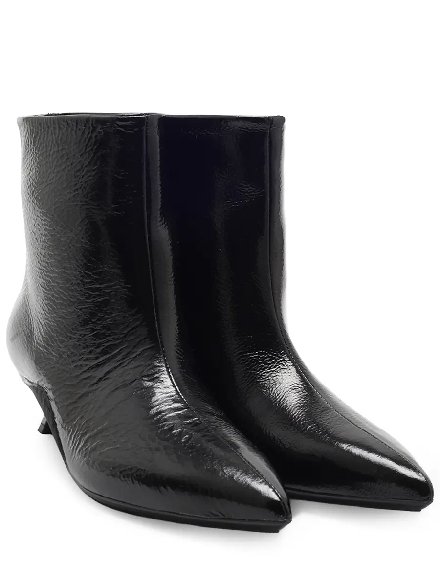 Ботильоны кожаные