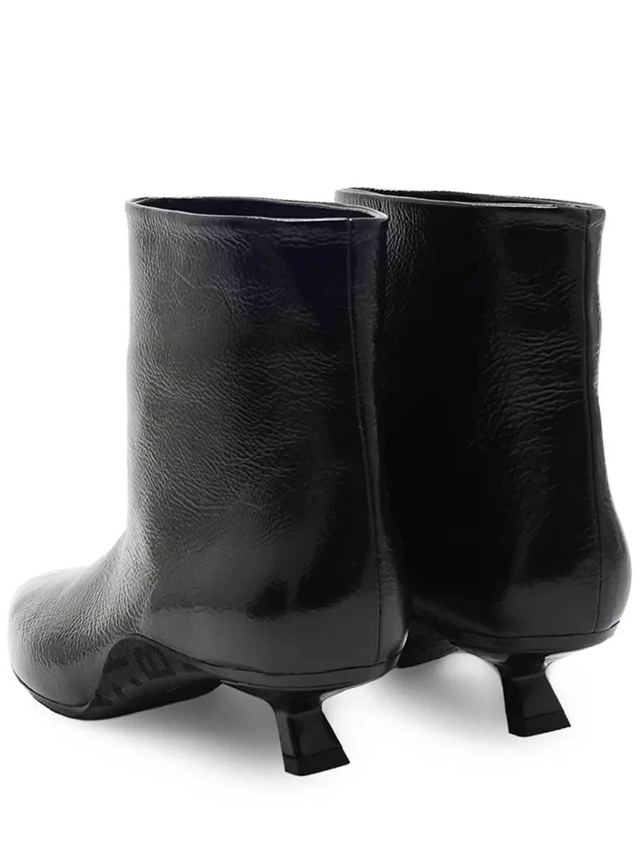 Ботильоны кожаные