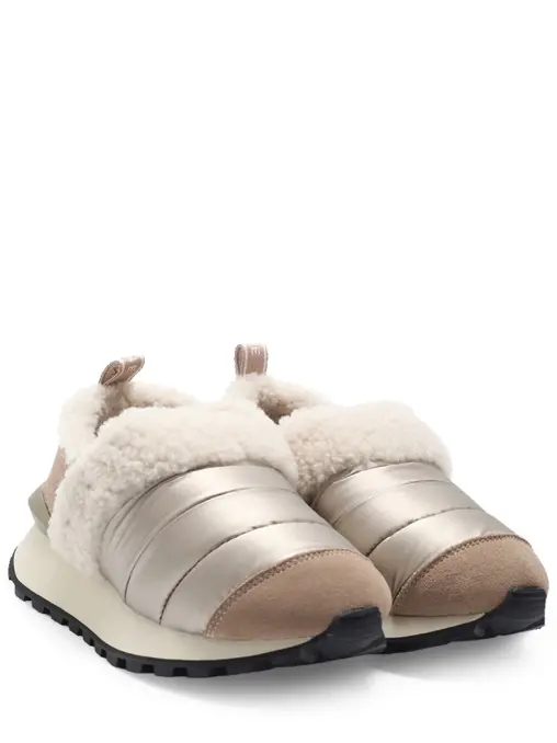 Кроссовки комбинированные на меху VOILE BLANCHE