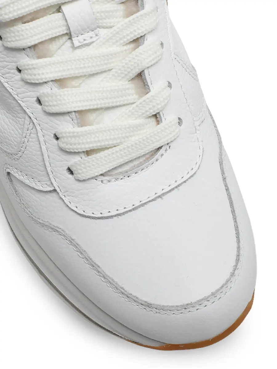 Кроссовки кожаные