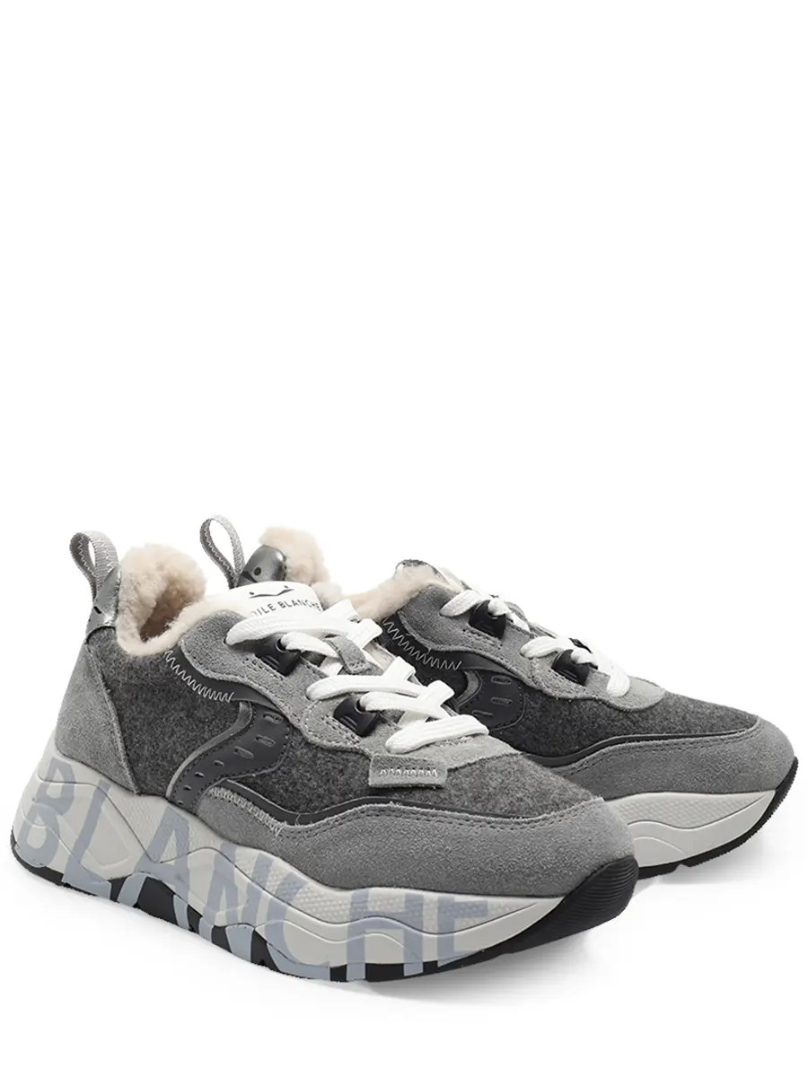 Кроссовки комбинированные на меху