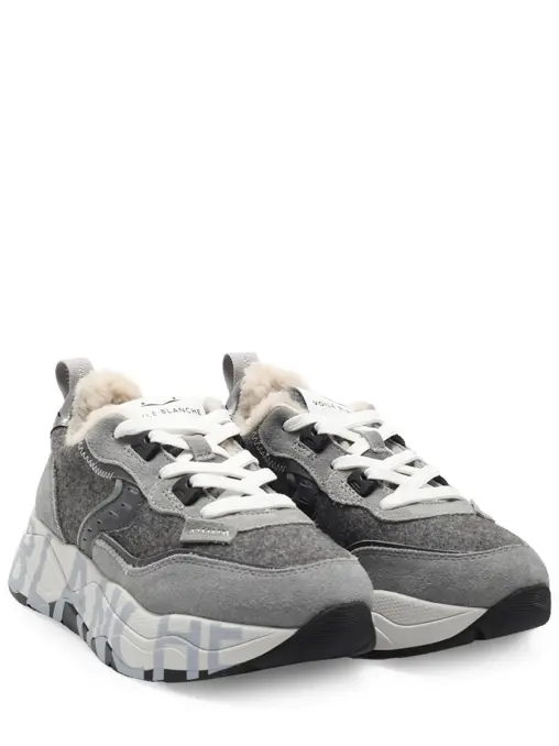 Кроссовки комбинированные на меху VOILE BLANCHE