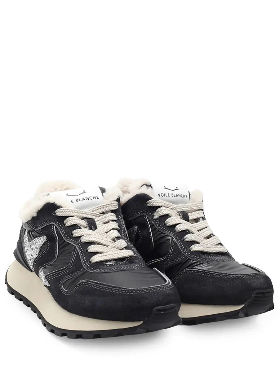 Кроссовки комбинированные на меху