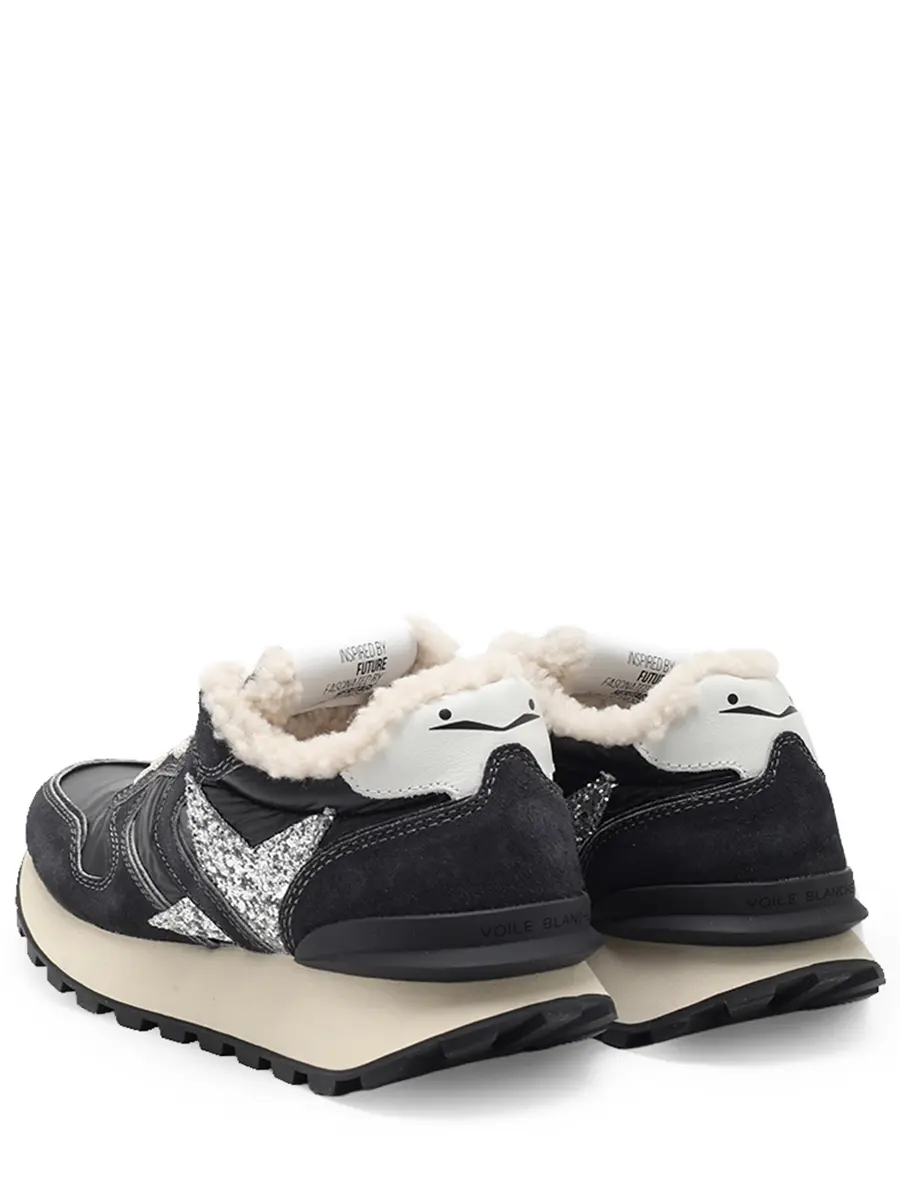 Кроссовки комбинированные на меху