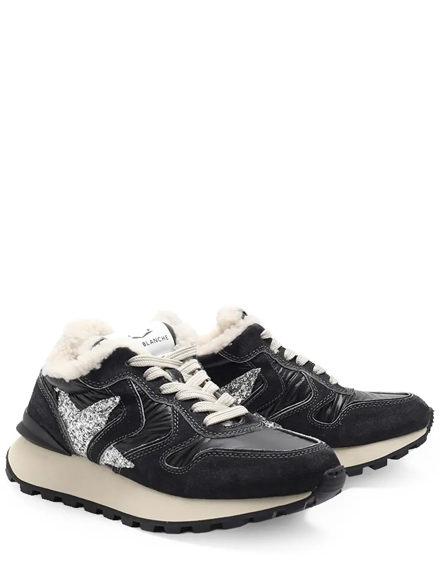 Кроссовки комбинированные на меху