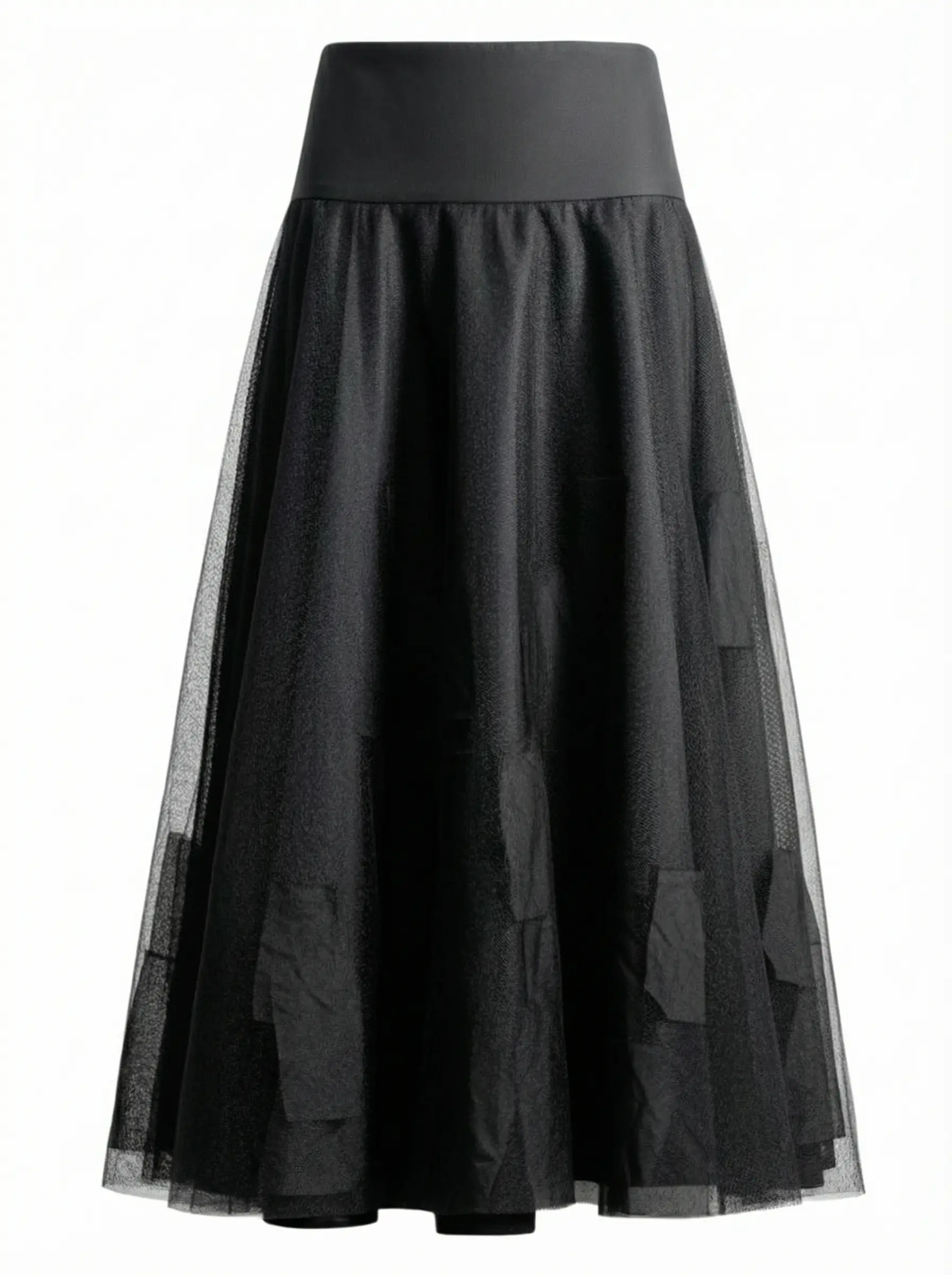 Юбка однотонная