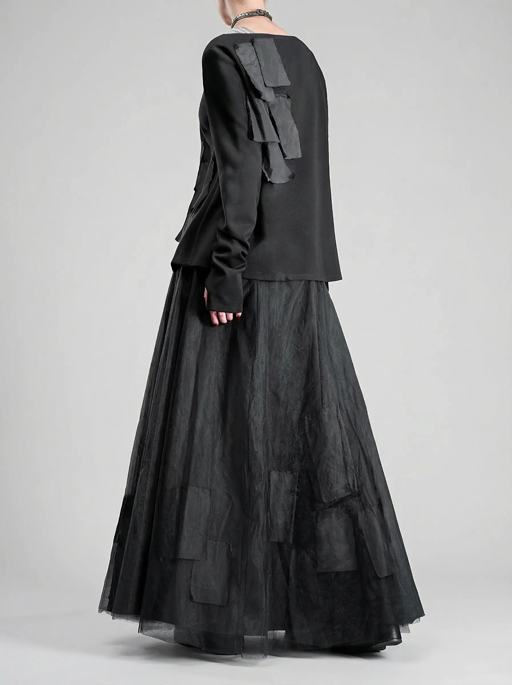 Юбка однотонная