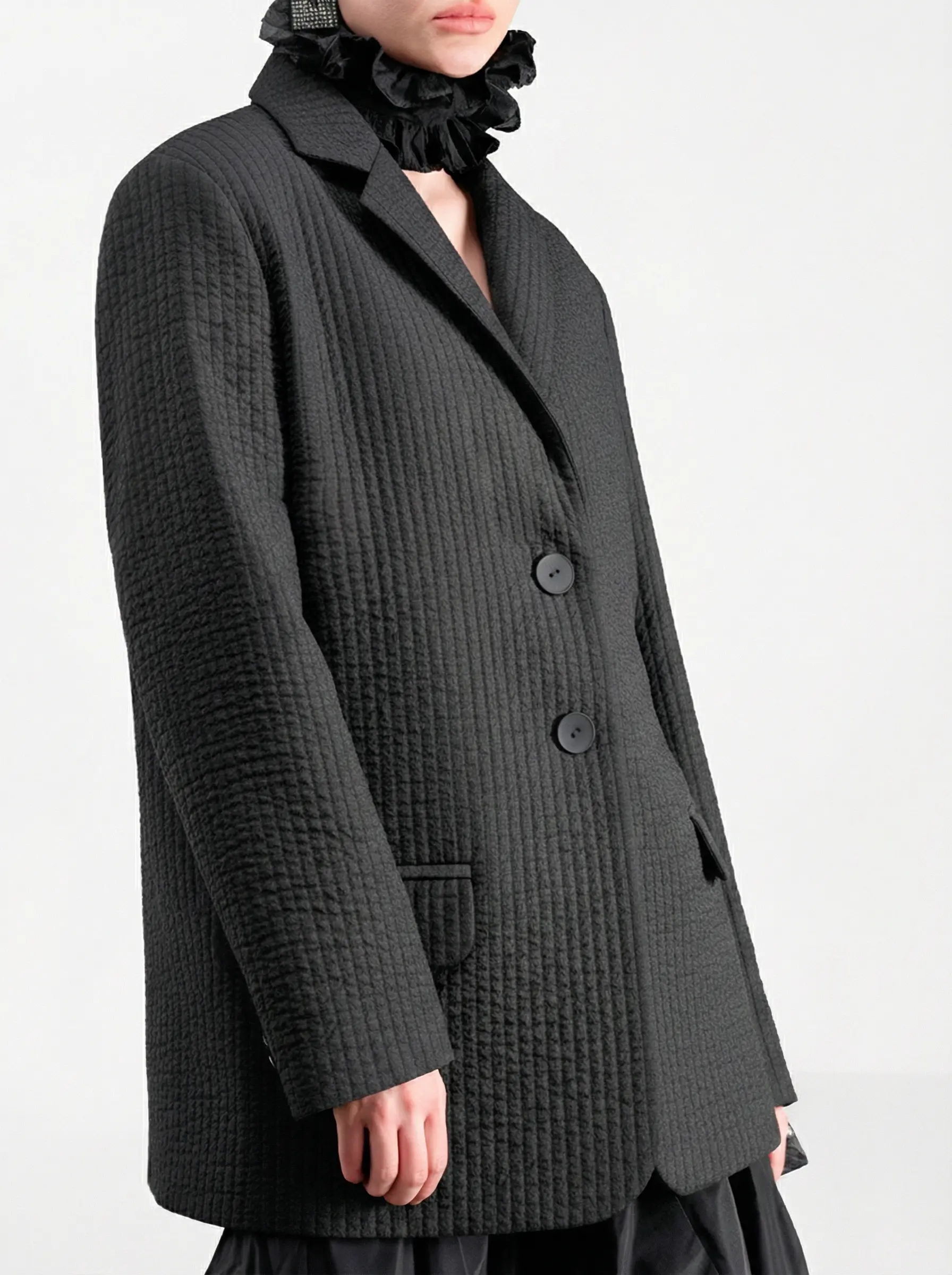 Жакет однотонный