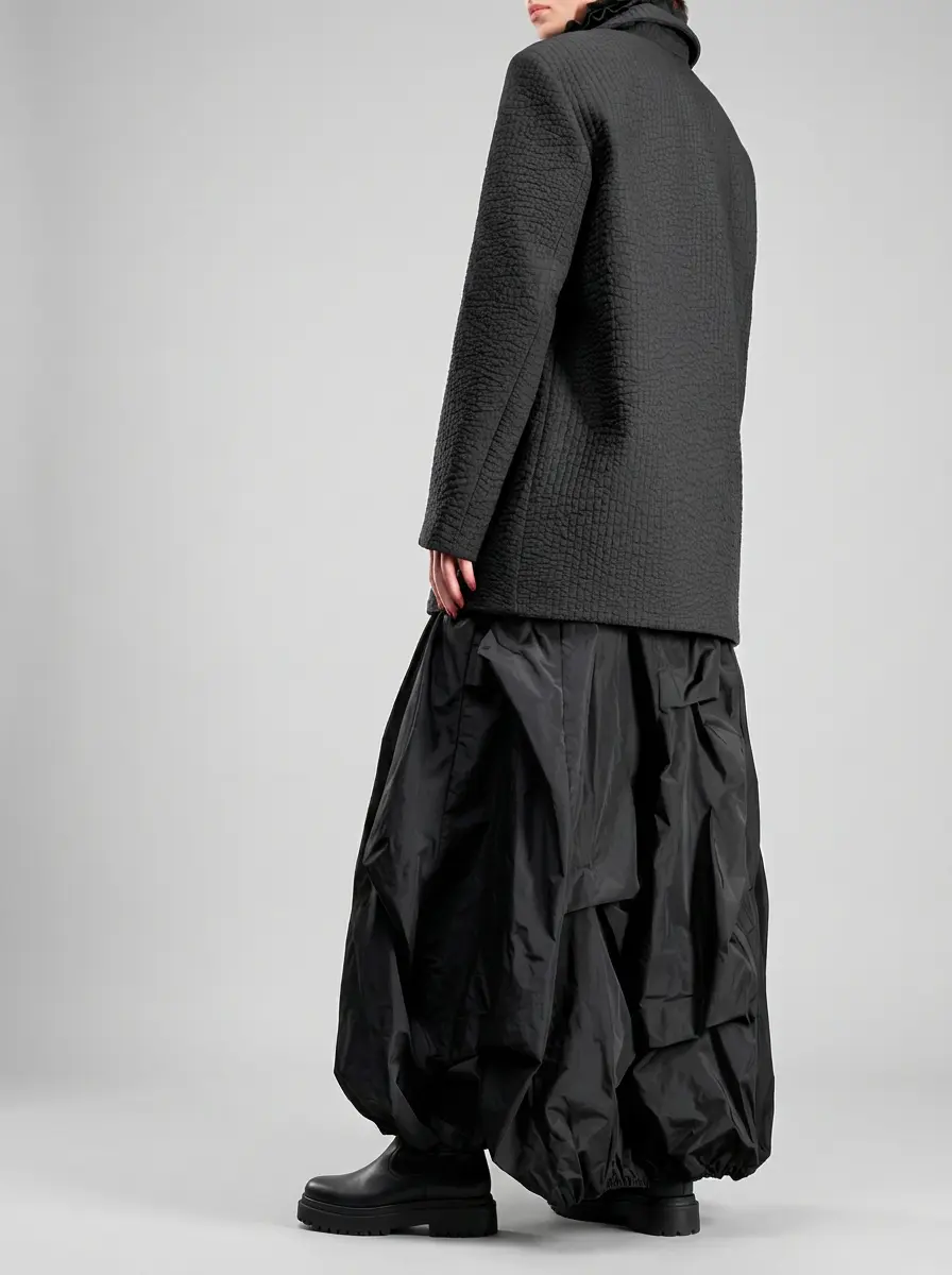 Юбка однотонная