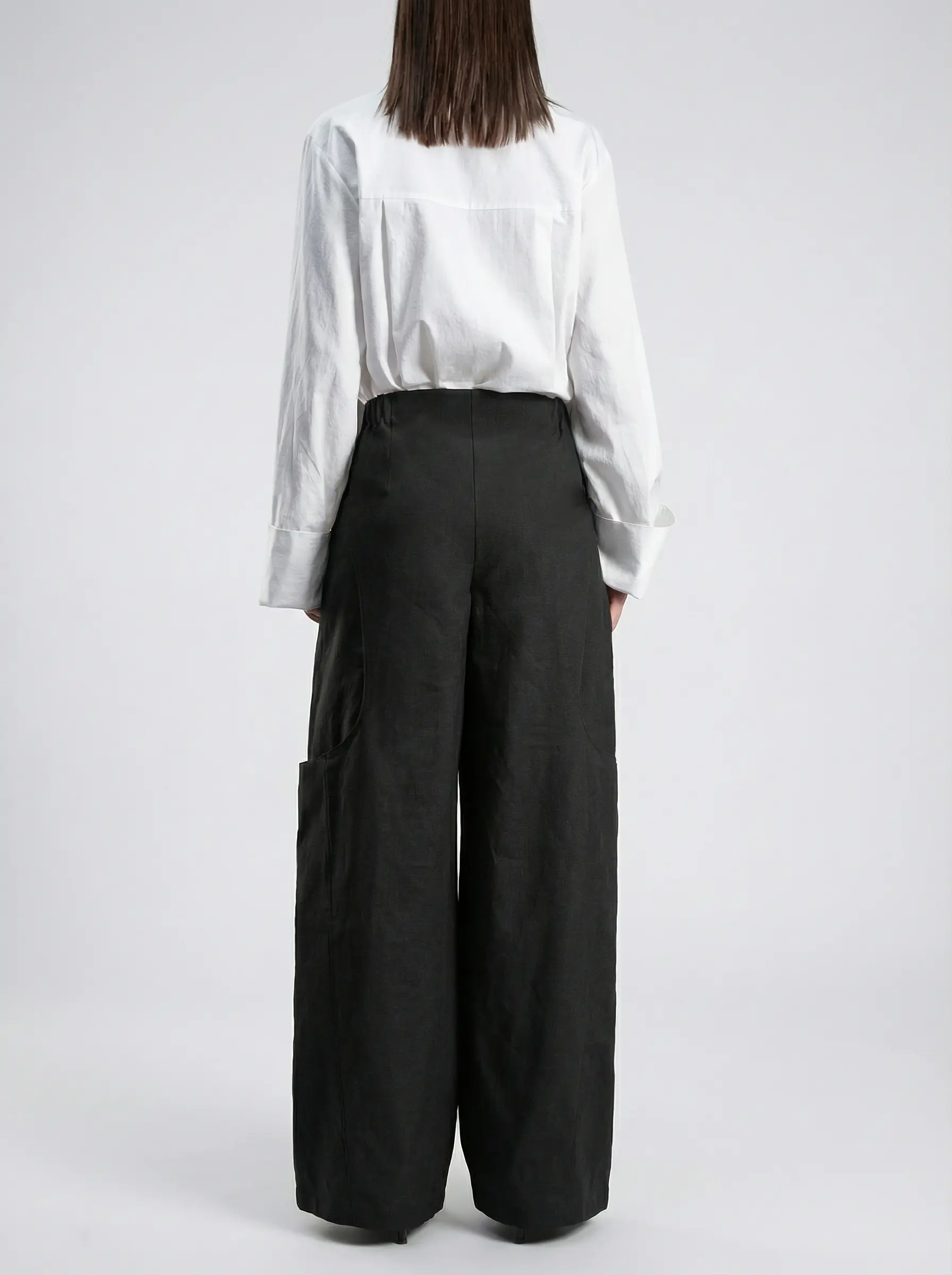 Брюки из хлопка и лиоцелла