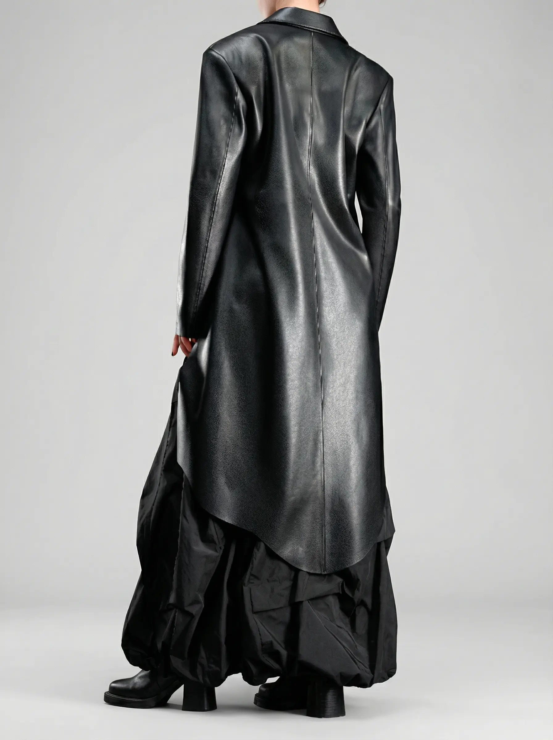 Жакет из экокожи