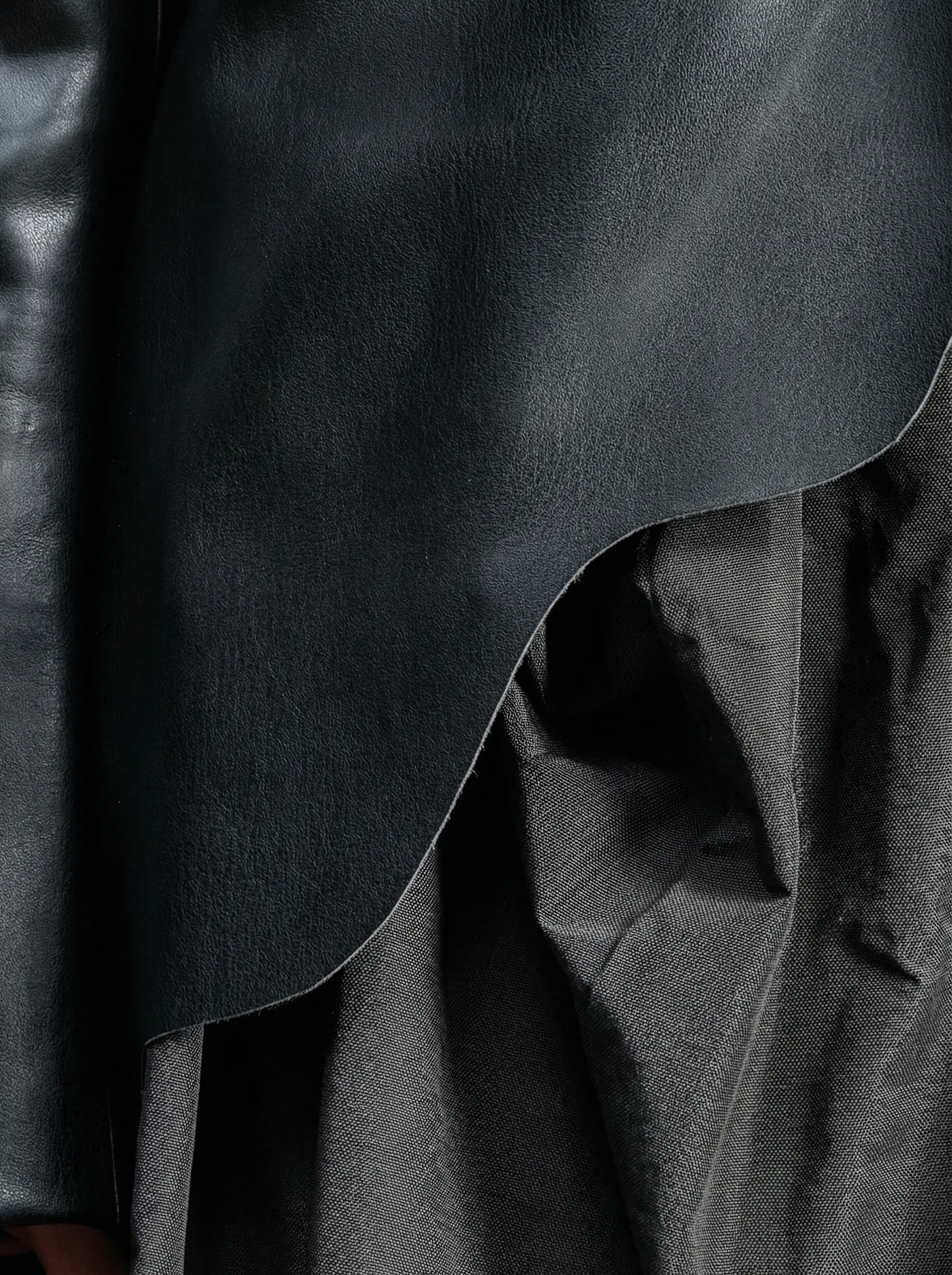 Жакет из экокожи