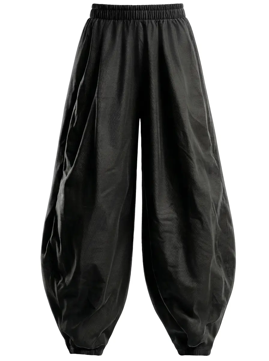 Брюки однотонные