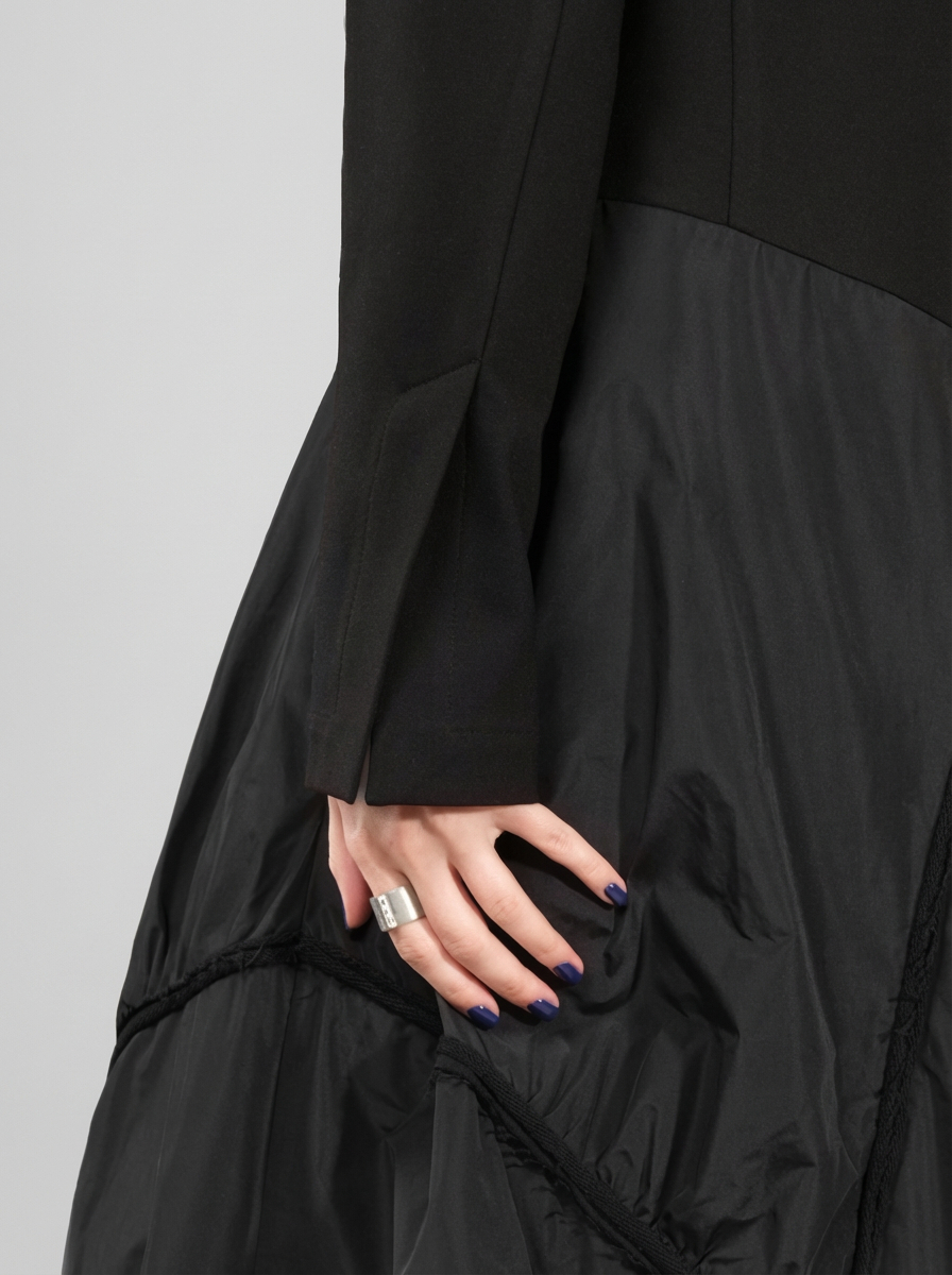 Платье комбинированное