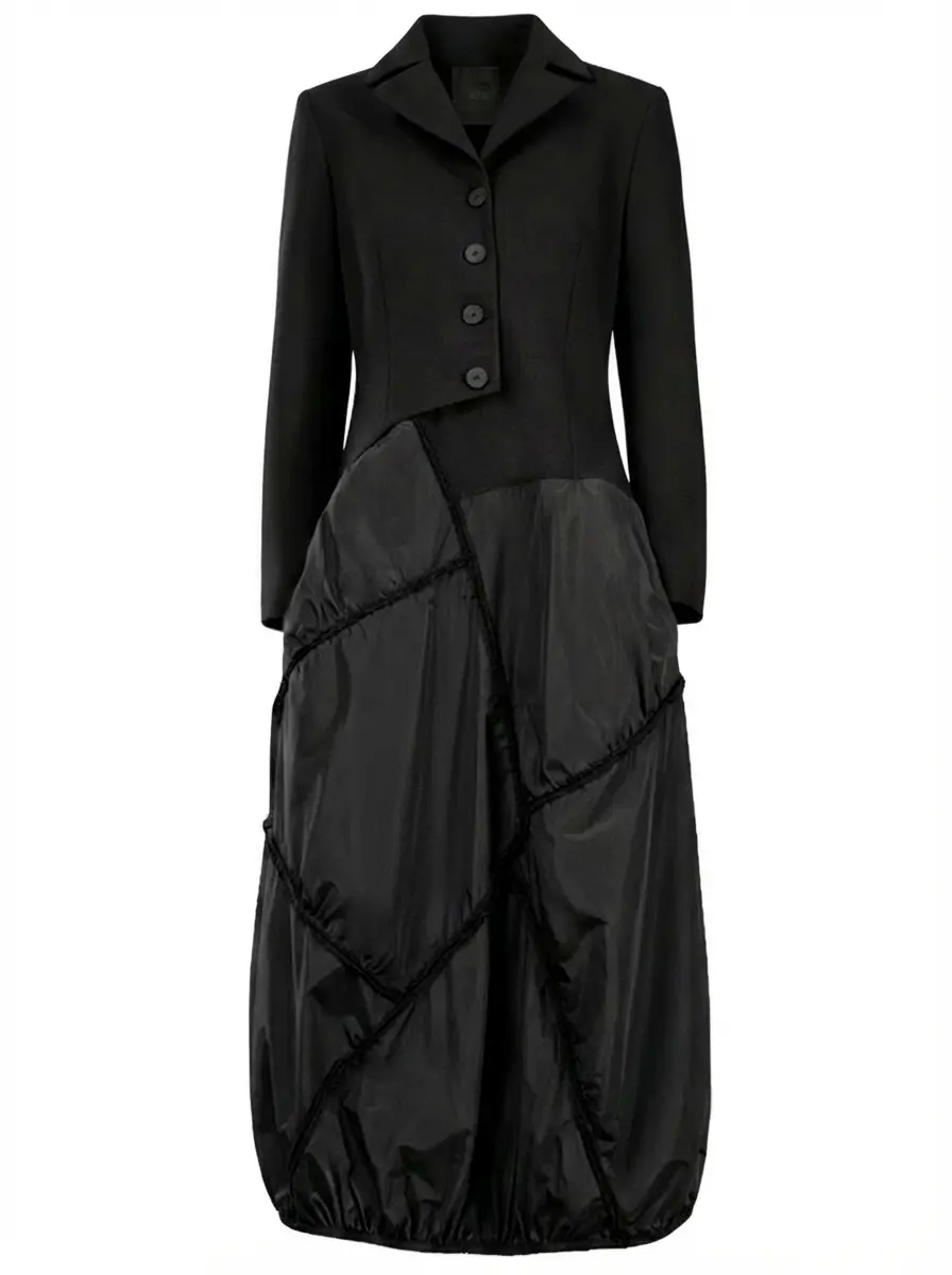 Платье комбинированное