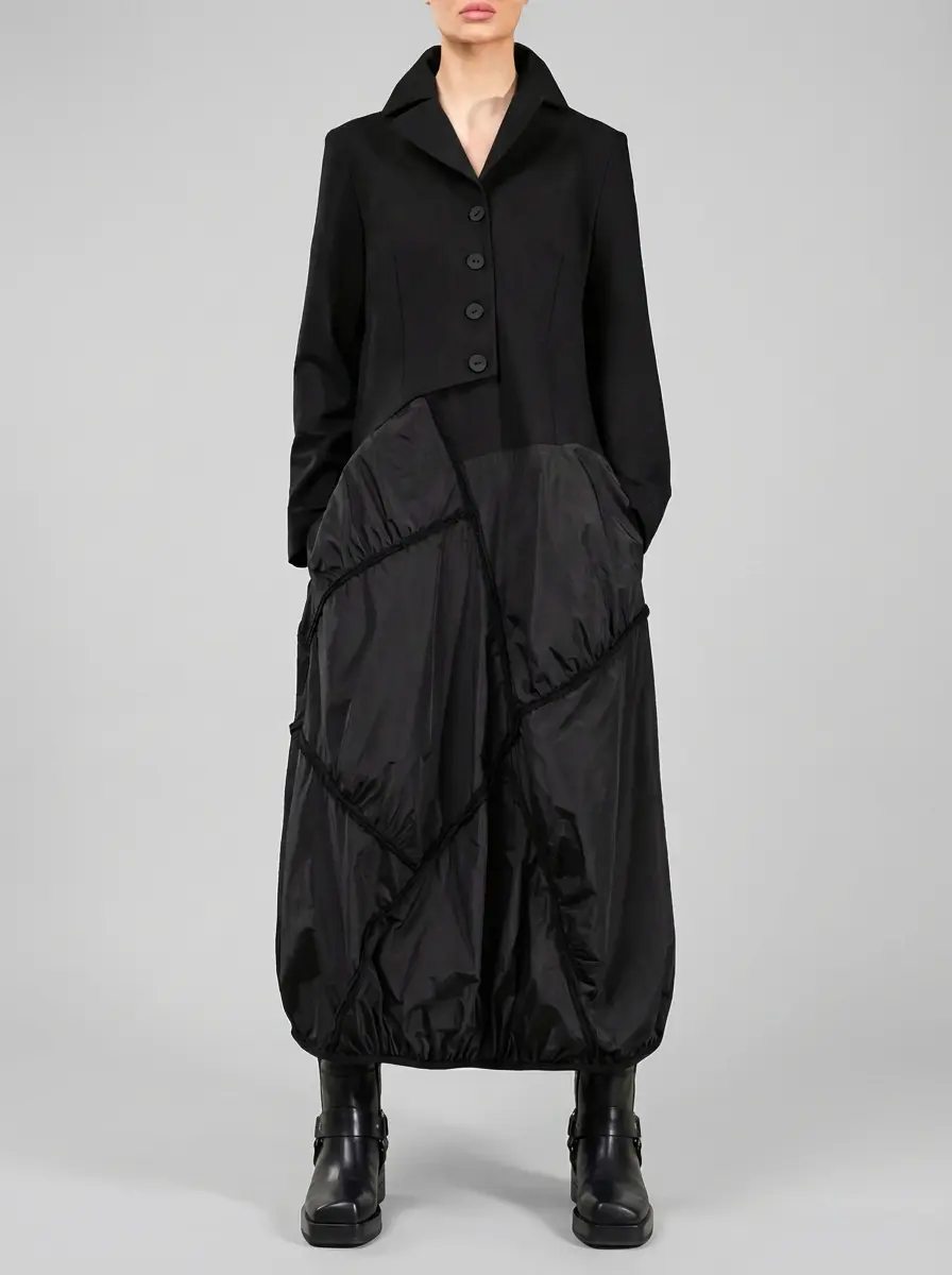 Платье комбинированное